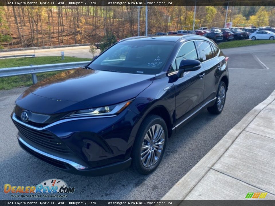 2021 Toyota Venza Hybrid XLE AWD Blueprint / Black Photo #11