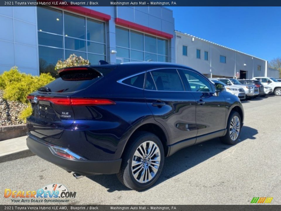 2021 Toyota Venza Hybrid XLE AWD Blueprint / Black Photo #12