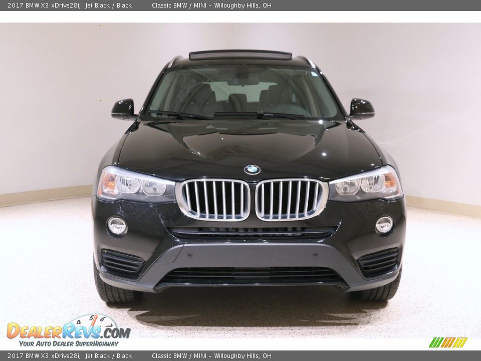 2017 BMW X3 xDrive28i Jet Black / Black Photo #2