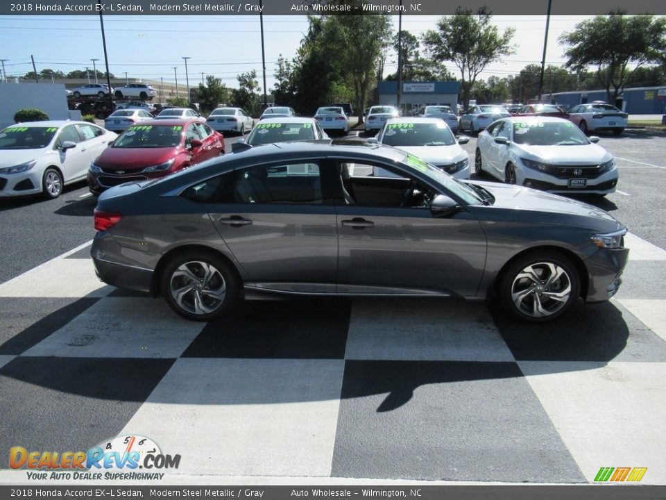 2018 Honda Accord EX-L Sedan Modern Steel Metallic / Gray Photo #3