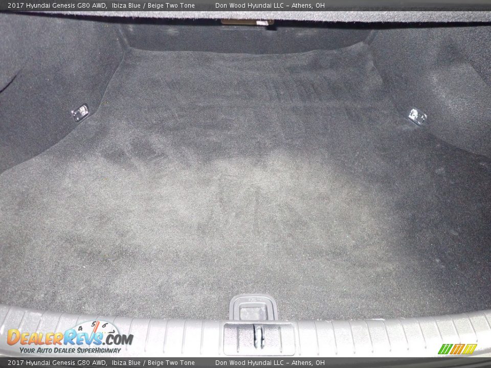 2017 Hyundai Genesis G80 AWD Ibiza Blue / Beige Two Tone Photo #13