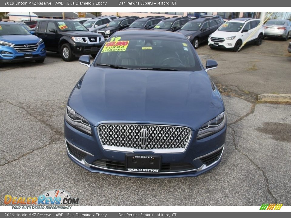 2019 Lincoln MKZ Reserve II AWD Blue Diamond / Ebony Photo #2