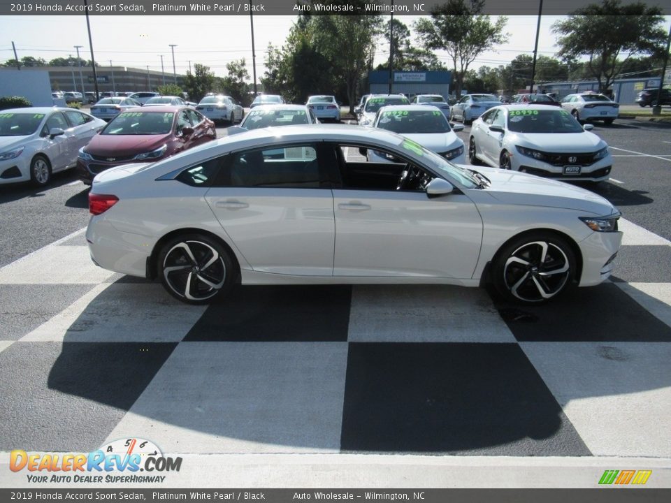 2019 Honda Accord Sport Sedan Platinum White Pearl / Black Photo #3