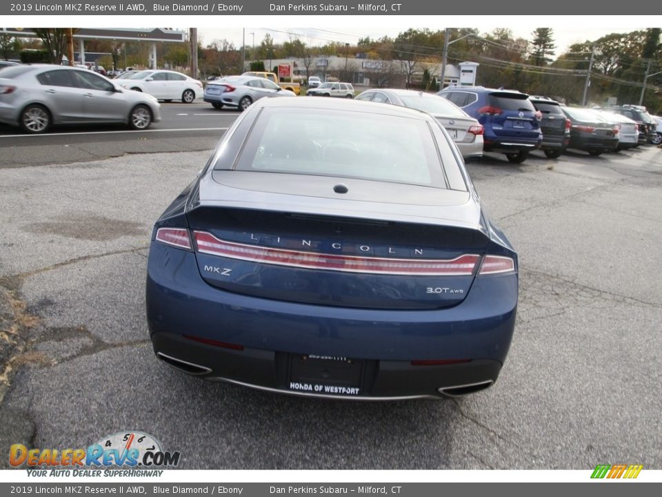 2019 Lincoln MKZ Reserve II AWD Blue Diamond / Ebony Photo #6