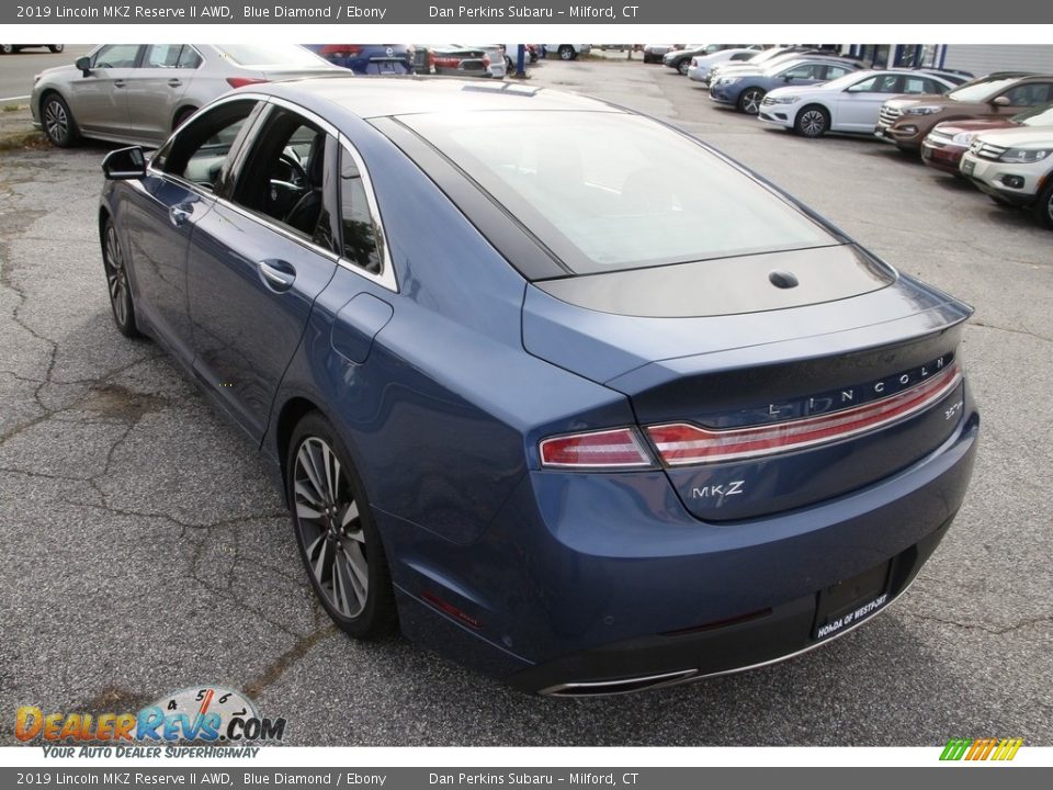 2019 Lincoln MKZ Reserve II AWD Blue Diamond / Ebony Photo #7