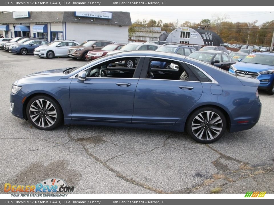 2019 Lincoln MKZ Reserve II AWD Blue Diamond / Ebony Photo #8