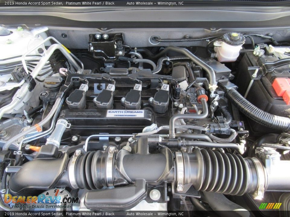 2019 Honda Accord Sport Sedan Platinum White Pearl / Black Photo #6