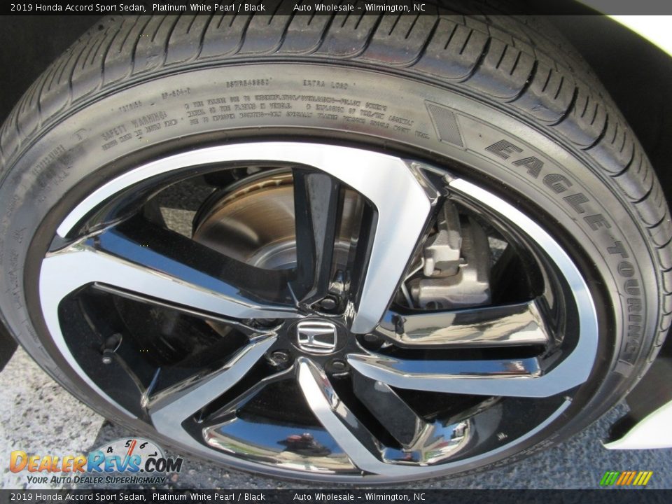2019 Honda Accord Sport Sedan Platinum White Pearl / Black Photo #7