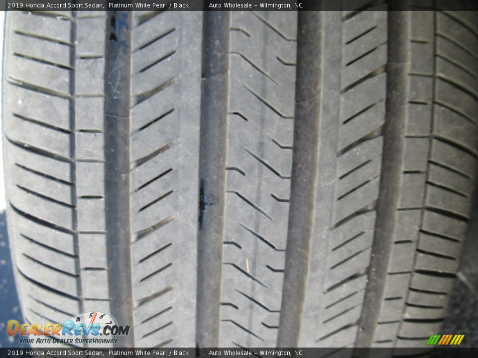 2019 Honda Accord Sport Sedan Platinum White Pearl / Black Photo #9