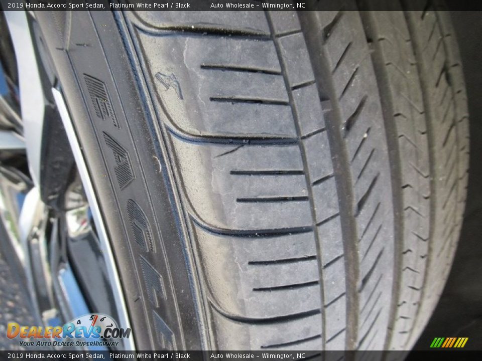 2019 Honda Accord Sport Sedan Platinum White Pearl / Black Photo #10