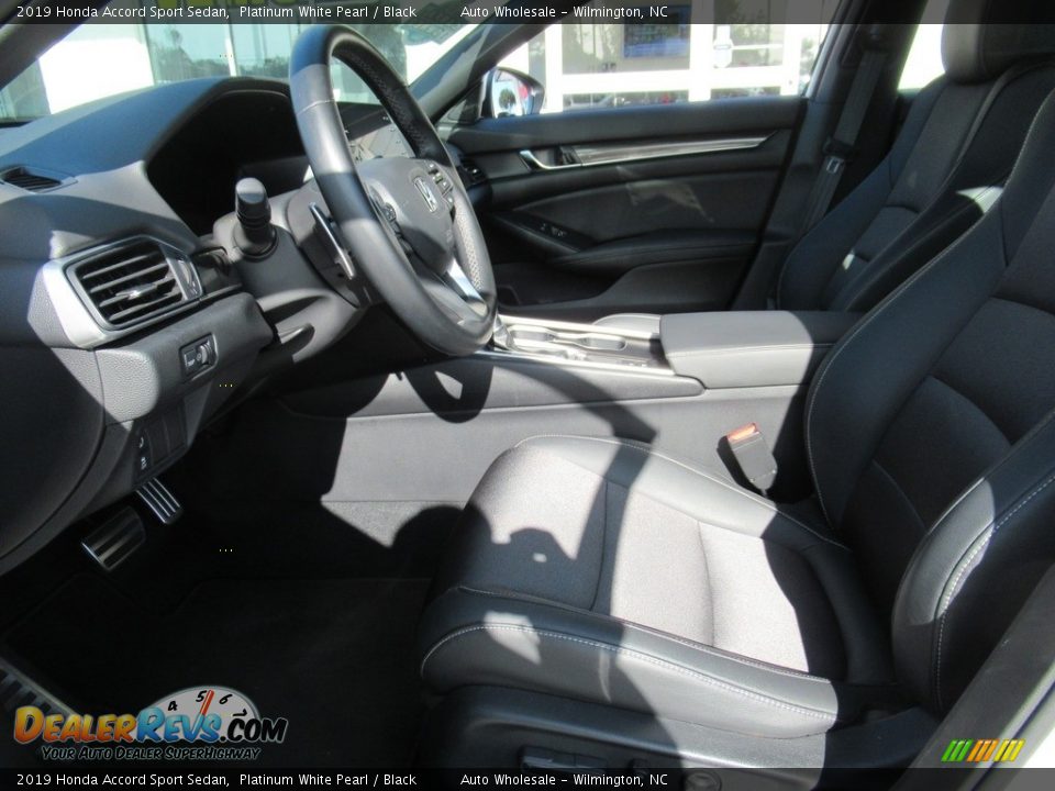 2019 Honda Accord Sport Sedan Platinum White Pearl / Black Photo #11