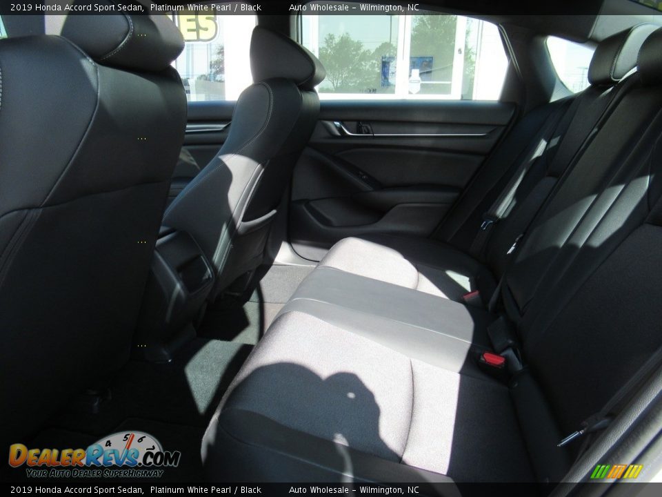 2019 Honda Accord Sport Sedan Platinum White Pearl / Black Photo #12