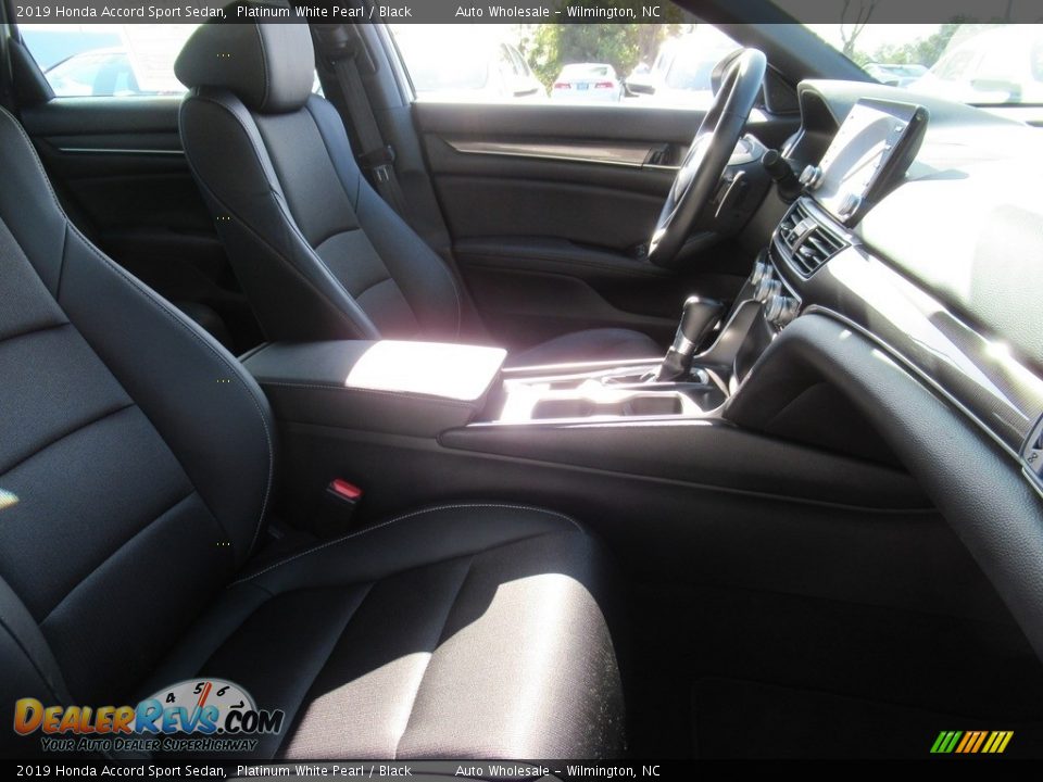 2019 Honda Accord Sport Sedan Platinum White Pearl / Black Photo #13