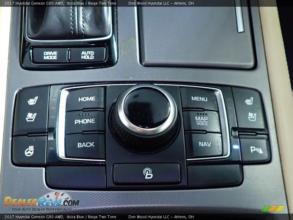 2017 Hyundai Genesis G80 AWD Ibiza Blue / Beige Two Tone Photo #33
