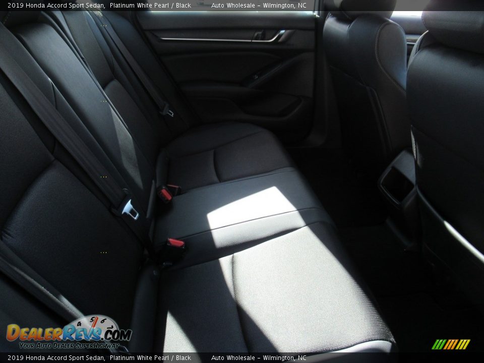 2019 Honda Accord Sport Sedan Platinum White Pearl / Black Photo #14