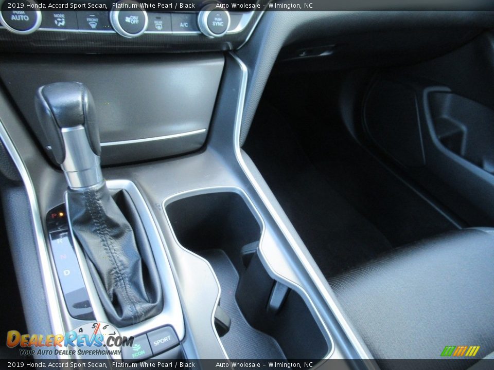2019 Honda Accord Sport Sedan Platinum White Pearl / Black Photo #20