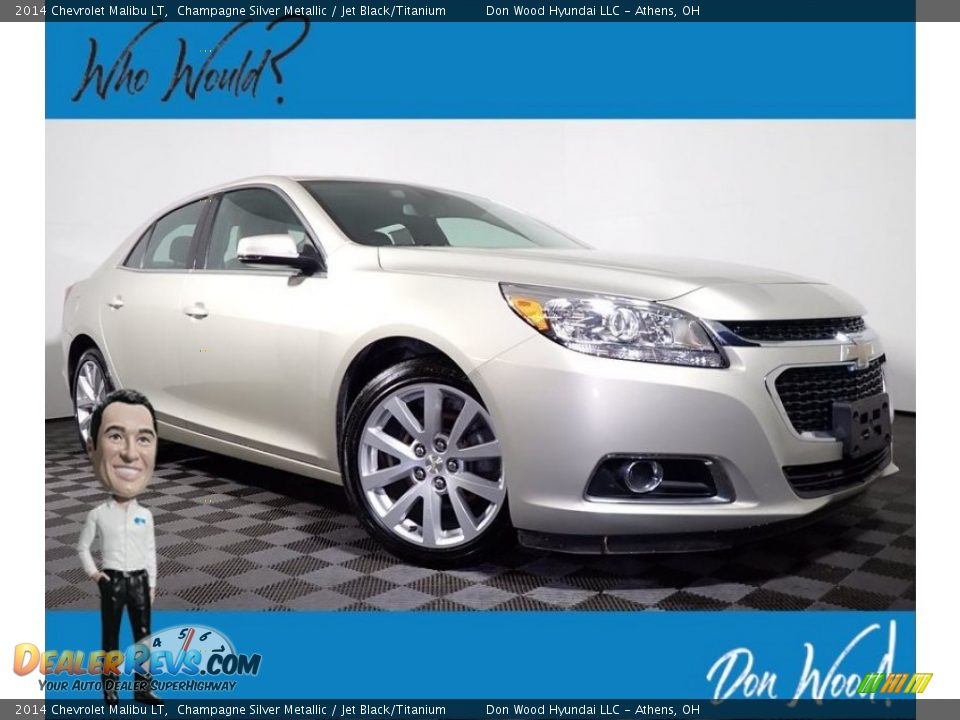 2014 Chevrolet Malibu LT Champagne Silver Metallic / Jet Black/Titanium Photo #1