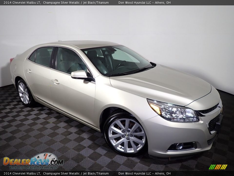 2014 Chevrolet Malibu LT Champagne Silver Metallic / Jet Black/Titanium Photo #2