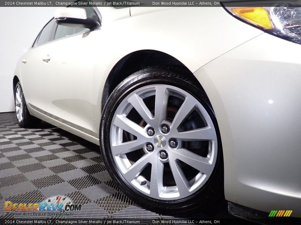 2014 Chevrolet Malibu LT Champagne Silver Metallic / Jet Black/Titanium Photo #3