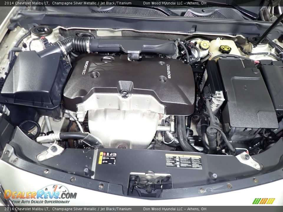 2014 Chevrolet Malibu LT Champagne Silver Metallic / Jet Black/Titanium Photo #6