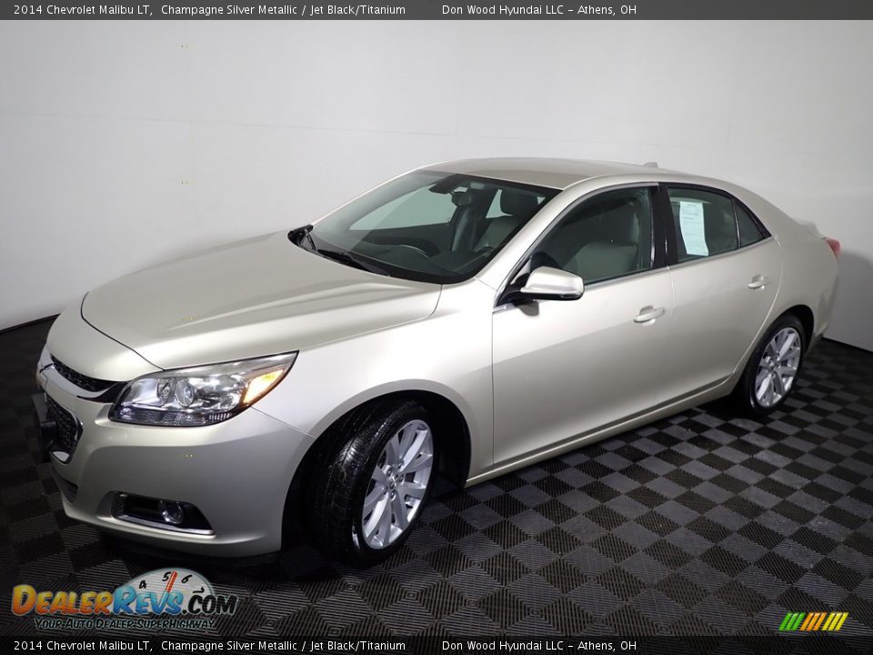 2014 Chevrolet Malibu LT Champagne Silver Metallic / Jet Black/Titanium Photo #7
