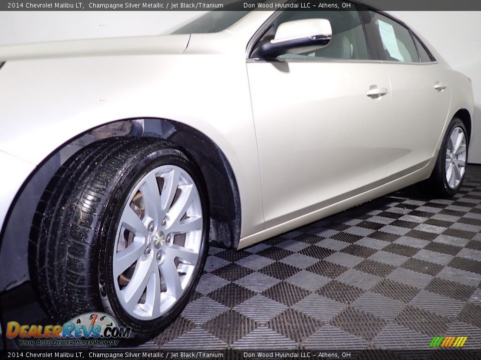 2014 Chevrolet Malibu LT Champagne Silver Metallic / Jet Black/Titanium Photo #8