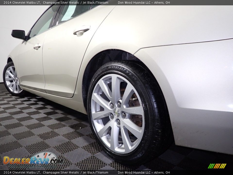 2014 Chevrolet Malibu LT Champagne Silver Metallic / Jet Black/Titanium Photo #10