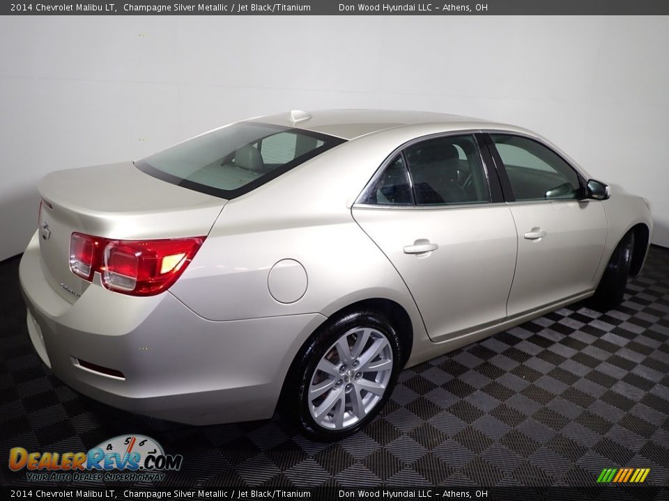 2014 Chevrolet Malibu LT Champagne Silver Metallic / Jet Black/Titanium Photo #14