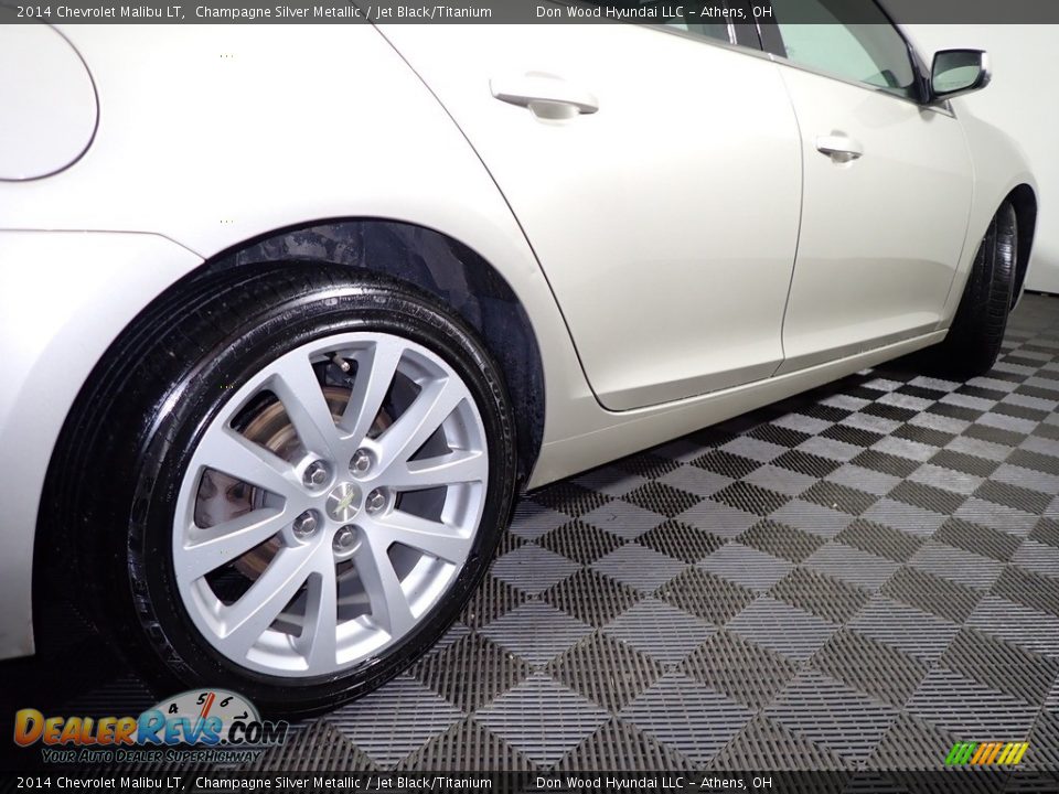 2014 Chevrolet Malibu LT Champagne Silver Metallic / Jet Black/Titanium Photo #15