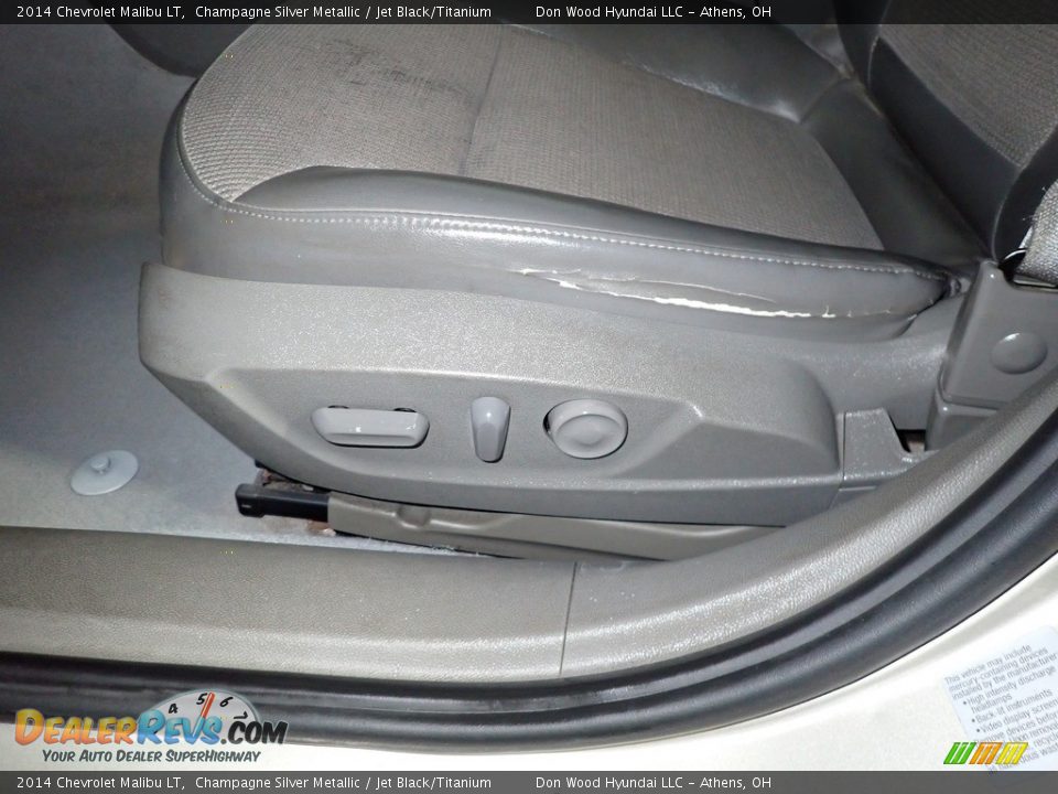 2014 Chevrolet Malibu LT Champagne Silver Metallic / Jet Black/Titanium Photo #17
