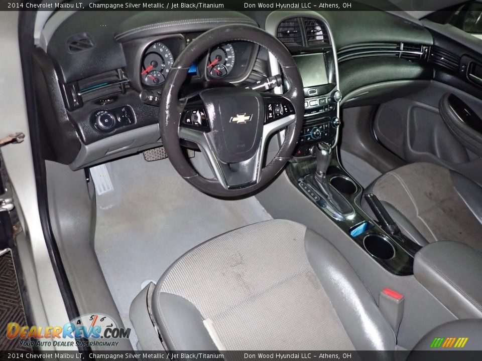 2014 Chevrolet Malibu LT Champagne Silver Metallic / Jet Black/Titanium Photo #18