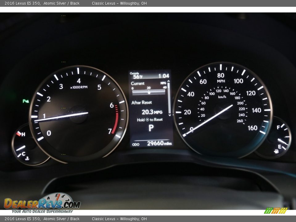 2016 Lexus ES 350 Gauges Photo #8