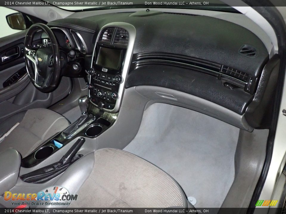 2014 Chevrolet Malibu LT Champagne Silver Metallic / Jet Black/Titanium Photo #26