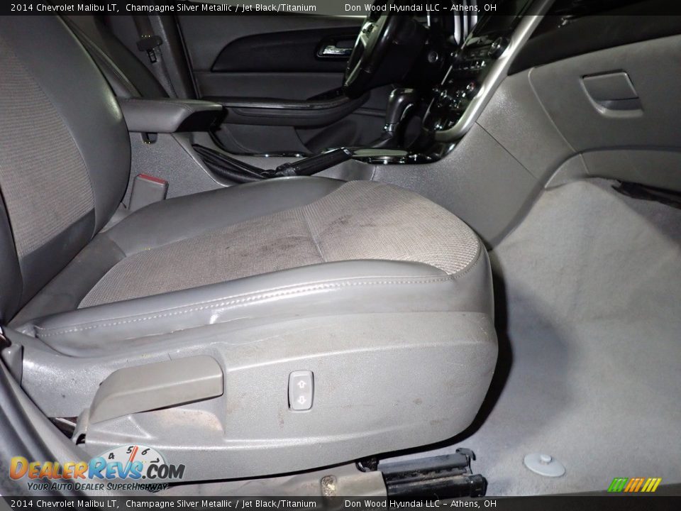2014 Chevrolet Malibu LT Champagne Silver Metallic / Jet Black/Titanium Photo #27