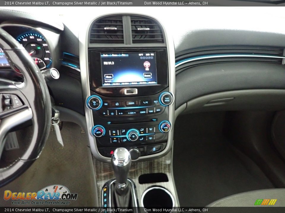 2014 Chevrolet Malibu LT Champagne Silver Metallic / Jet Black/Titanium Photo #31