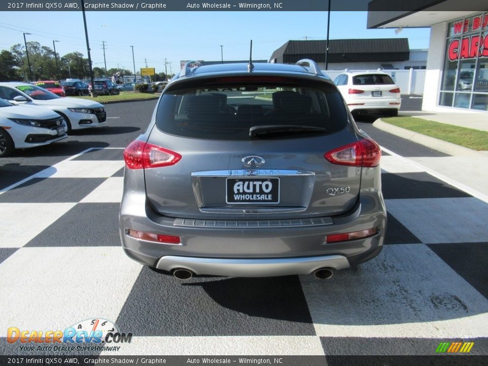 2017 Infiniti QX50 AWD Graphite Shadow / Graphite Photo #4