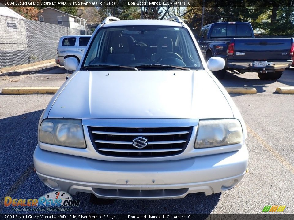 2004 Suzuki Grand Vitara LX 4WD Silky Silver Metallic / Beige Photo #4