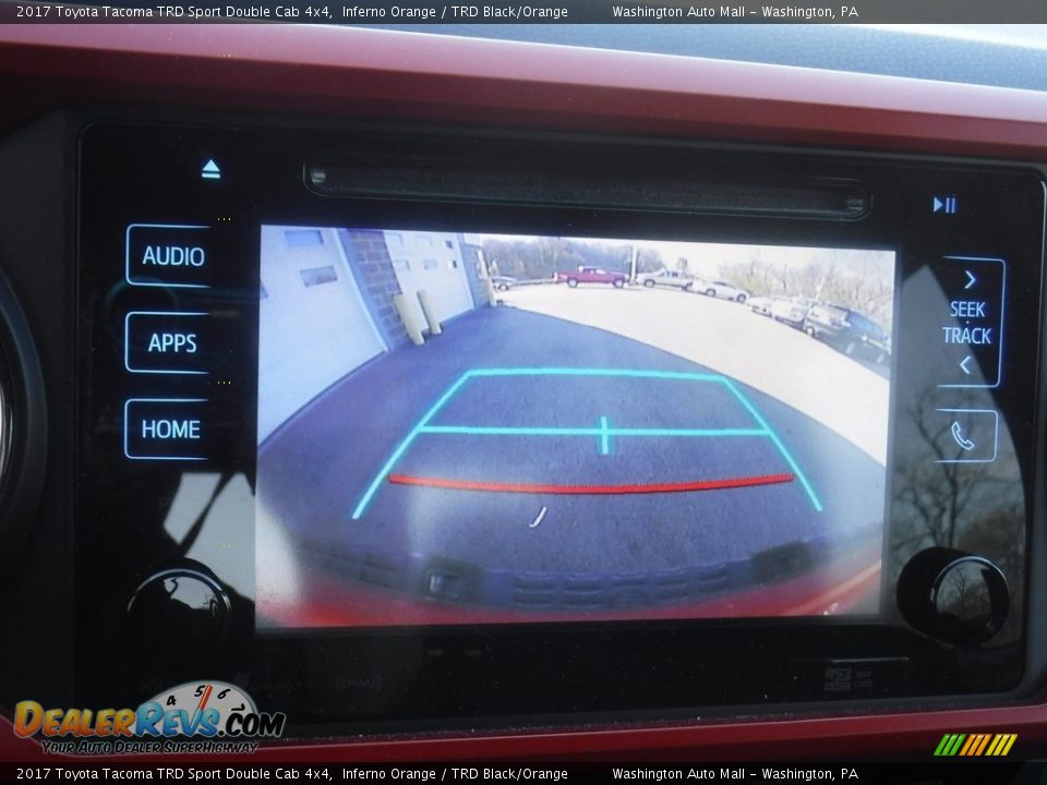 2017 Toyota Tacoma TRD Sport Double Cab 4x4 Inferno Orange / TRD Black/Orange Photo #5