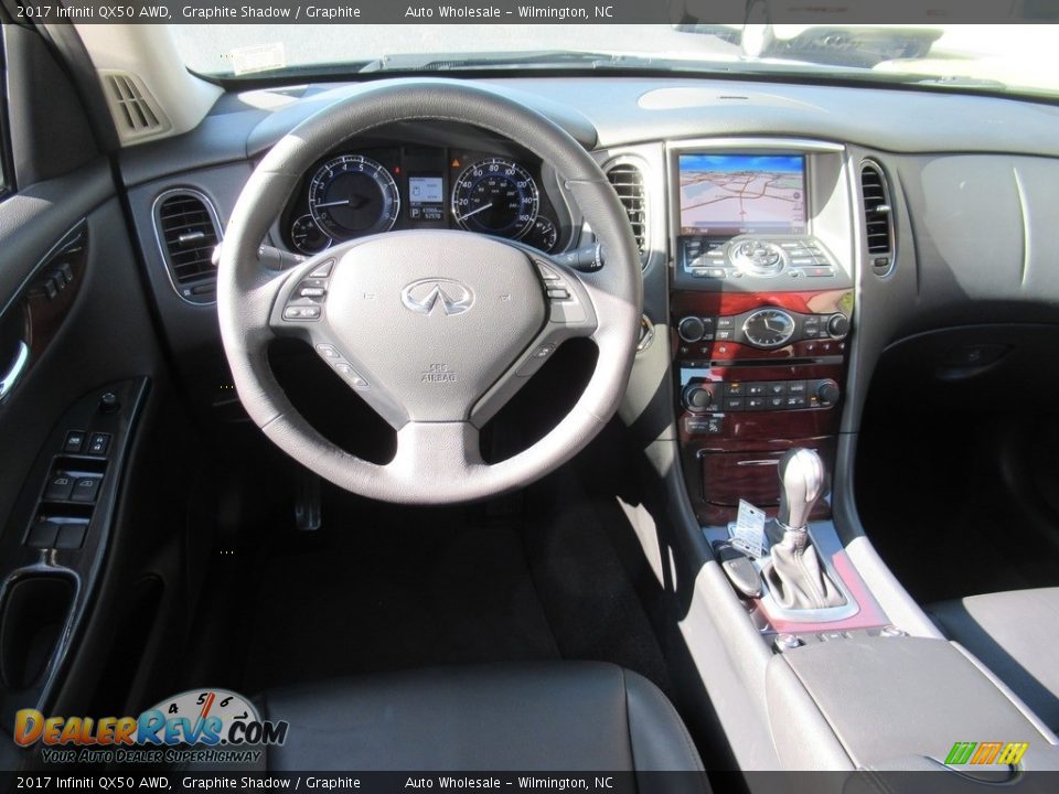 2017 Infiniti QX50 AWD Graphite Shadow / Graphite Photo #15