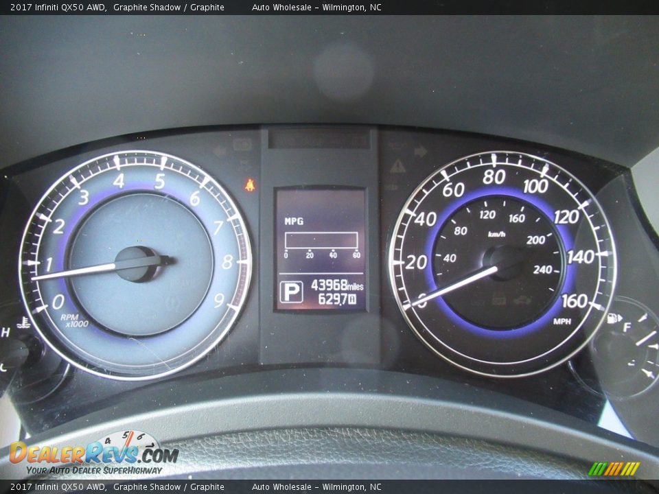 2017 Infiniti QX50 AWD Gauges Photo #16