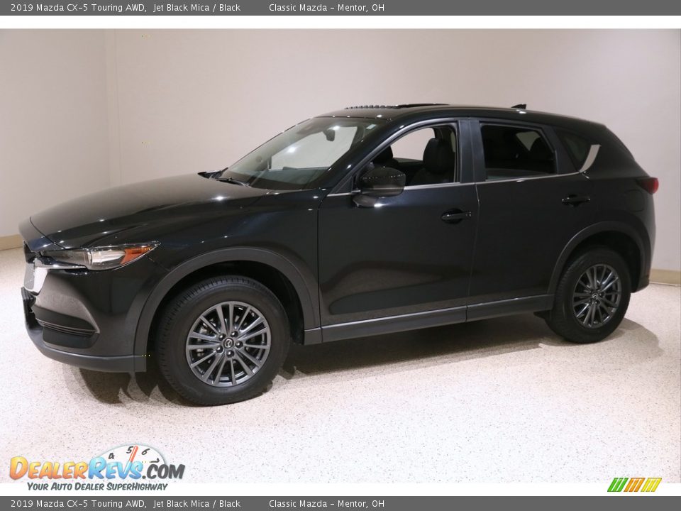 2019 Mazda CX-5 Touring AWD Jet Black Mica / Black Photo #3