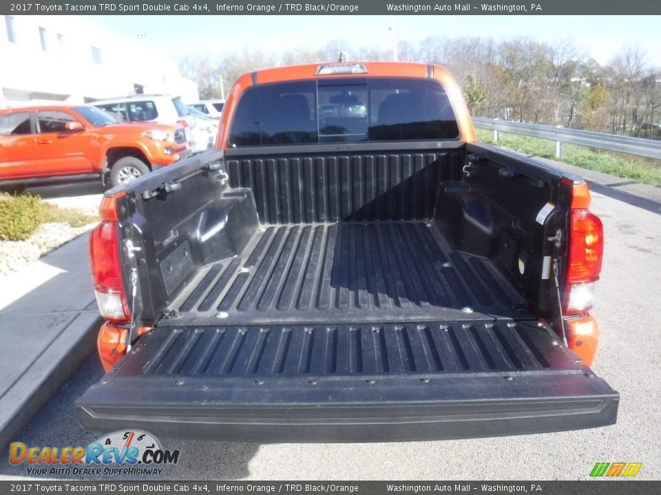 2017 Toyota Tacoma TRD Sport Double Cab 4x4 Inferno Orange / TRD Black/Orange Photo #18