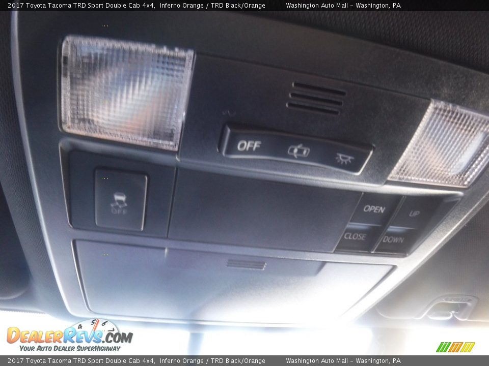 2017 Toyota Tacoma TRD Sport Double Cab 4x4 Inferno Orange / TRD Black/Orange Photo #27