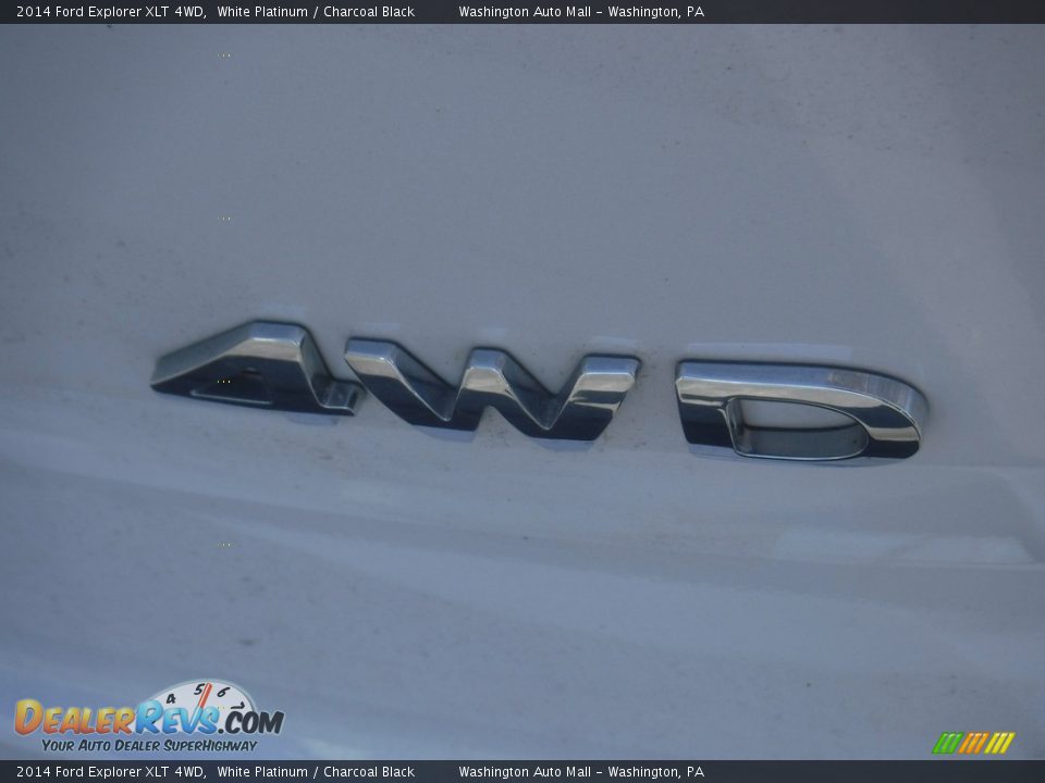 2014 Ford Explorer XLT 4WD White Platinum / Charcoal Black Photo #10