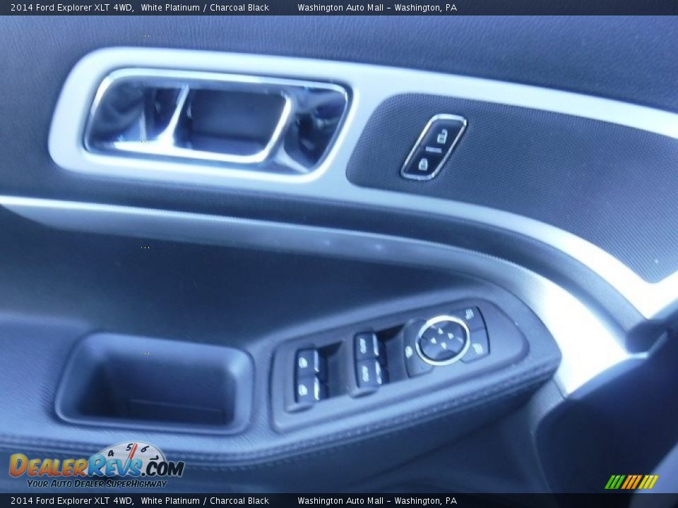 2014 Ford Explorer XLT 4WD White Platinum / Charcoal Black Photo #11