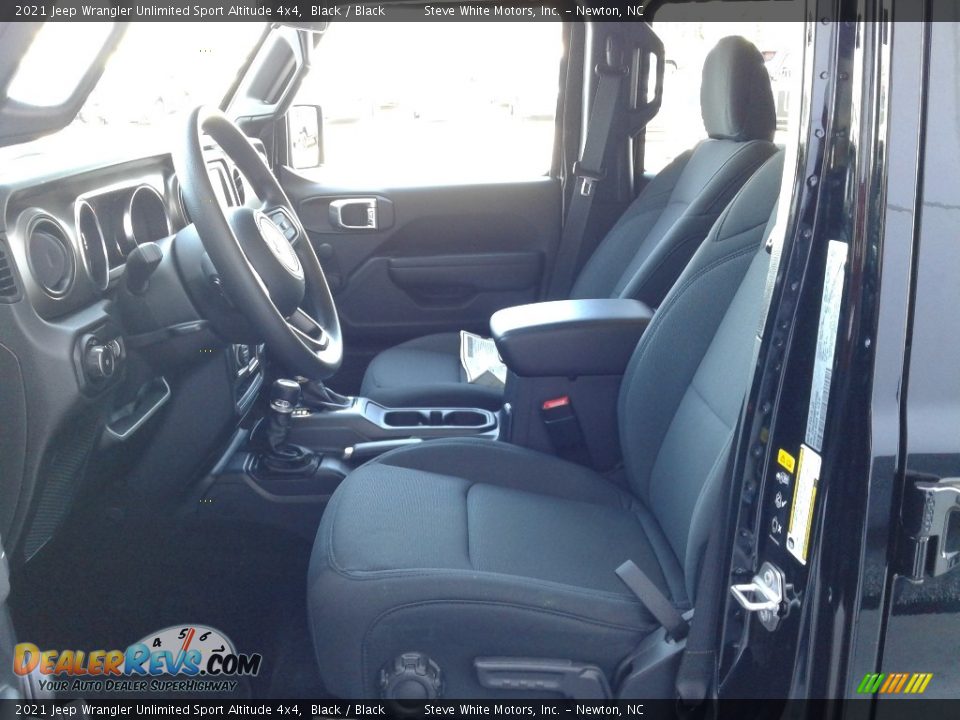 2021 Jeep Wrangler Unlimited Sport Altitude 4x4 Black / Black Photo #10