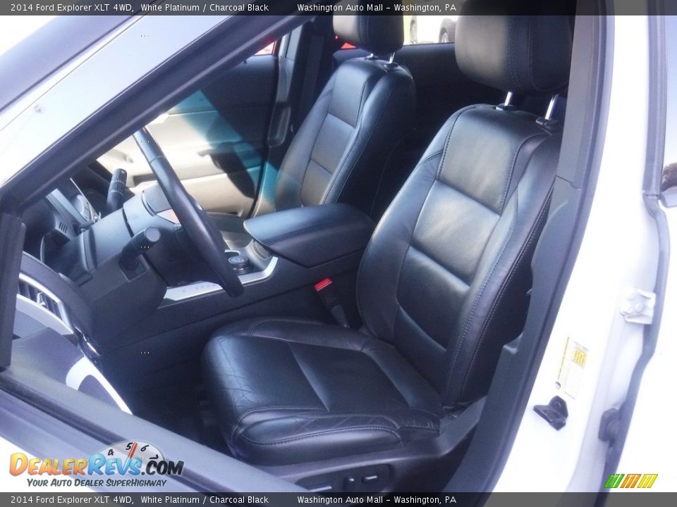 2014 Ford Explorer XLT 4WD White Platinum / Charcoal Black Photo #13