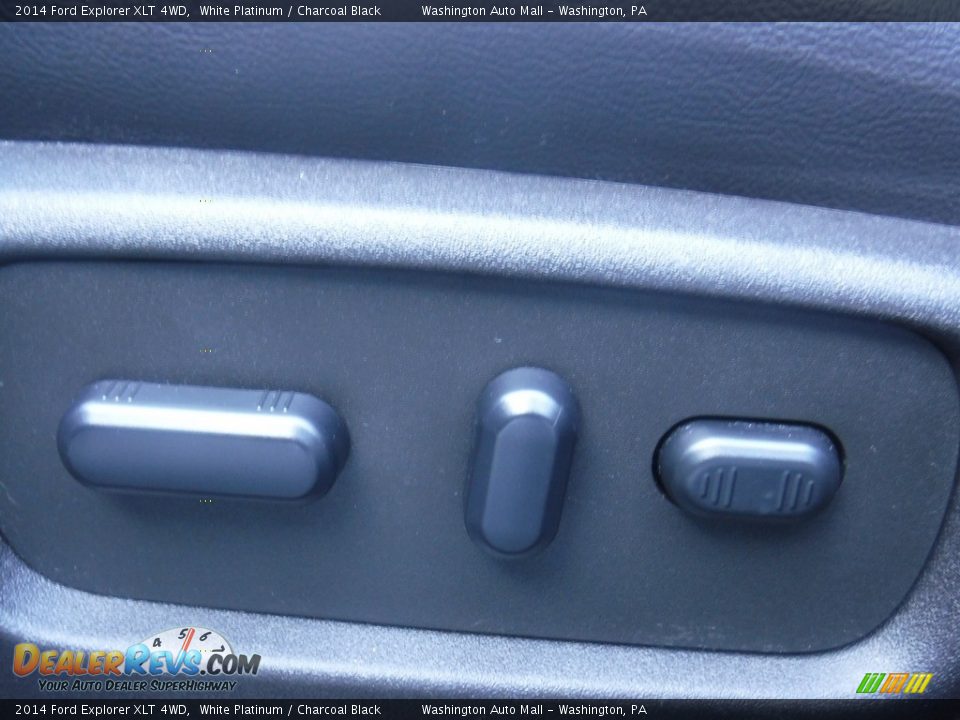 2014 Ford Explorer XLT 4WD White Platinum / Charcoal Black Photo #14