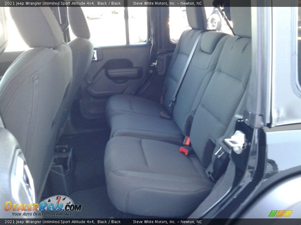 2021 Jeep Wrangler Unlimited Sport Altitude 4x4 Black / Black Photo #13