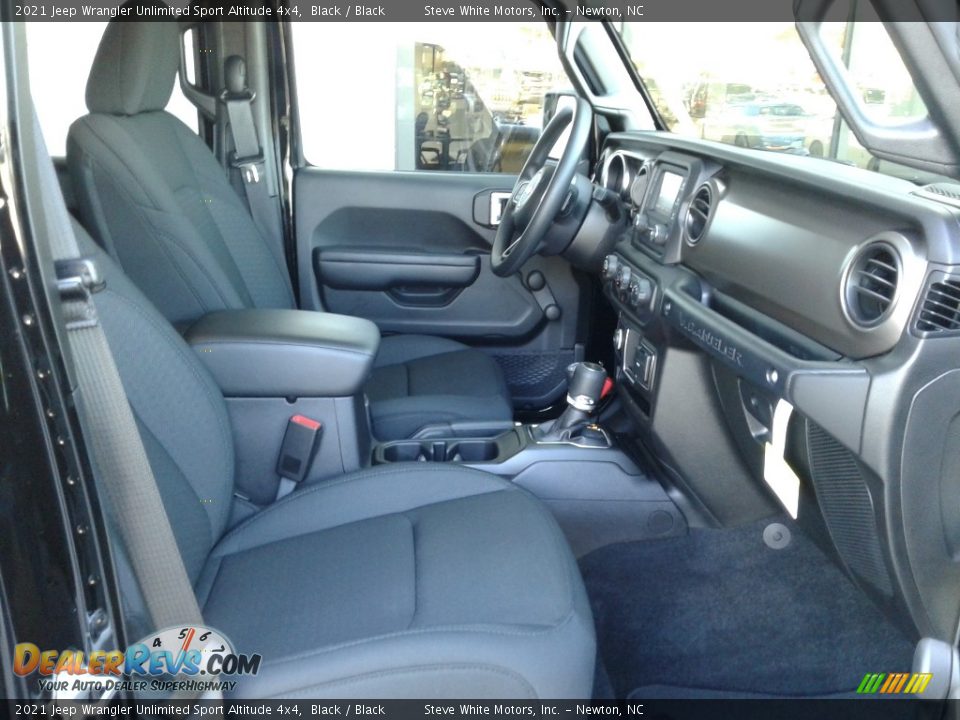 2021 Jeep Wrangler Unlimited Sport Altitude 4x4 Black / Black Photo #16